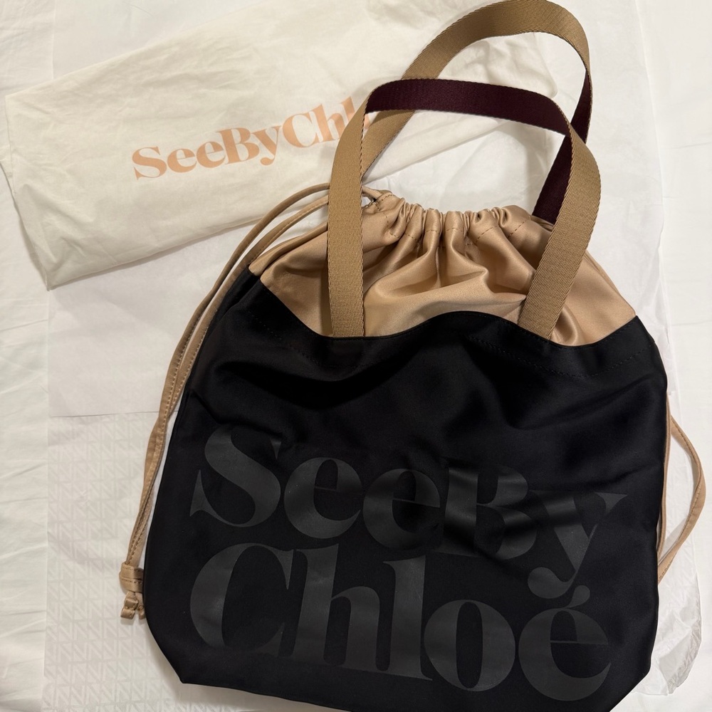 See By Chloe Black Tote Bag